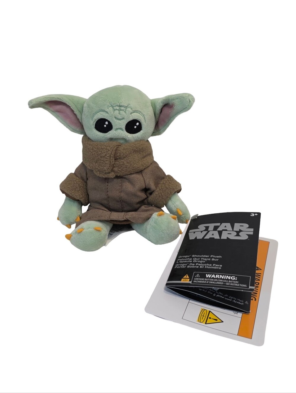 Disney Parks Star Wars Mandalorian Grogu Shoulder Magnet Plush - NWT